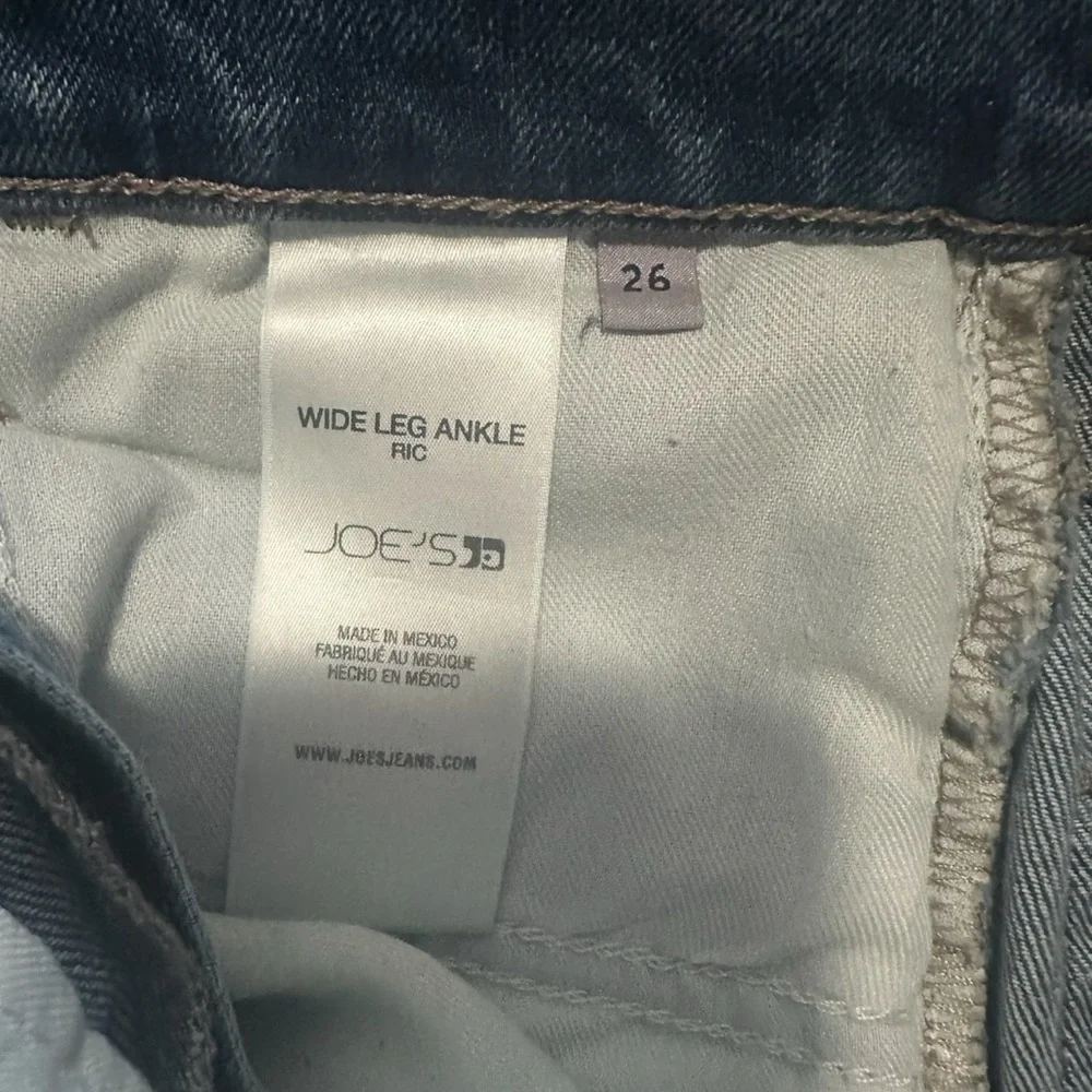 NWT JOE’S WIDE LEG ANKLE JEANS - Picture 5 of 6